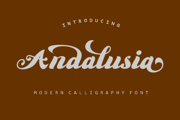 Anadalusia: A Retro Script Font for Modern Brands