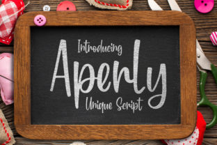 Aperly: The Playful Script Typeface for Modern Brands