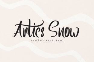 Artics Snow: A Modern Script Font for Editorial Design