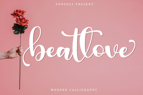 Beatlove: A Romantic Script Font for Elegant Designs