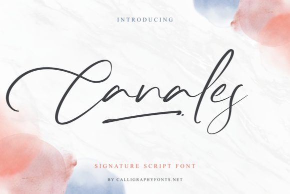 Canales: A Charming Script Font for Makers