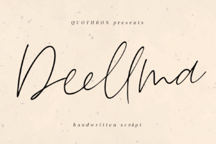 Deellma: Elegant Script Font for Campaigns
