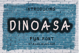 Dinoasa: A Playful Script Font for Branding