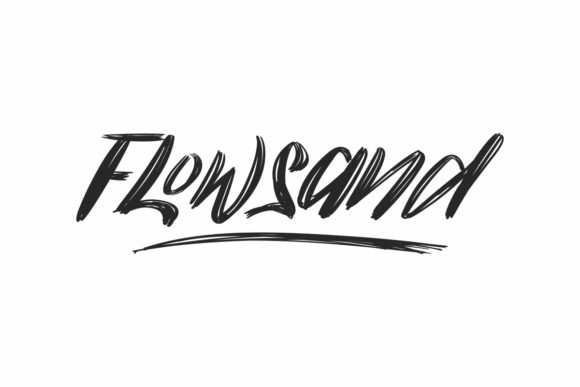 Flowsand: The Handwritten Font for Small Business Branding
