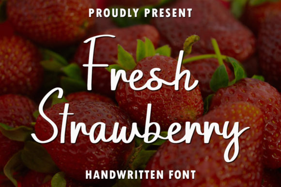 Fresh Strawberry Font for Campaign Design