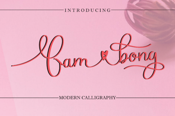 Gambong Typeface for Elegant Branding