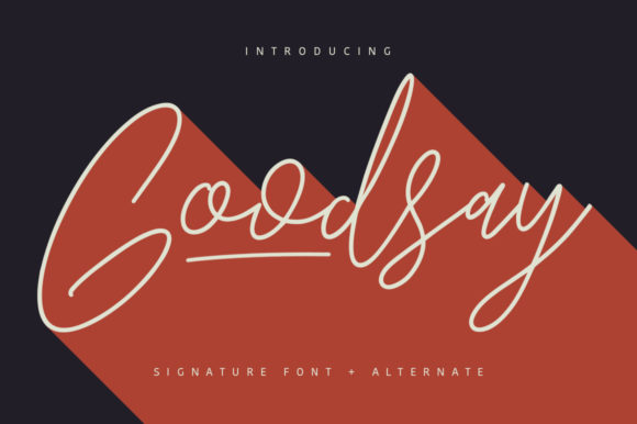 Goodsay: The Elegant Handwritten Font for Small Business Branding