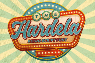 Hardela: A Vintage Script Font for Modern Web Design