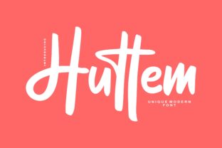 Huttem: The Modern Script Typeface for Bold Campaigns