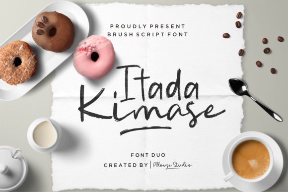 Itadakimase Duo: The Perfect Handwritten Font for Crafters