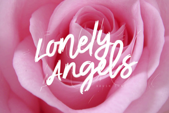 Lonely Angels Font for Bold Craft Designs