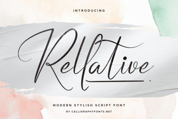 Rellative: The Elegant Script Font for Branding