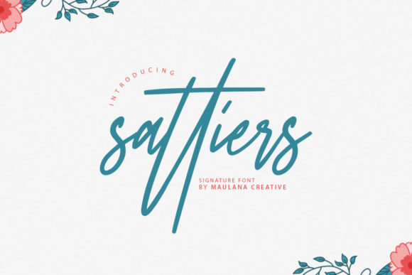 Sattiers Signature: The Premium Script Font for Marketers