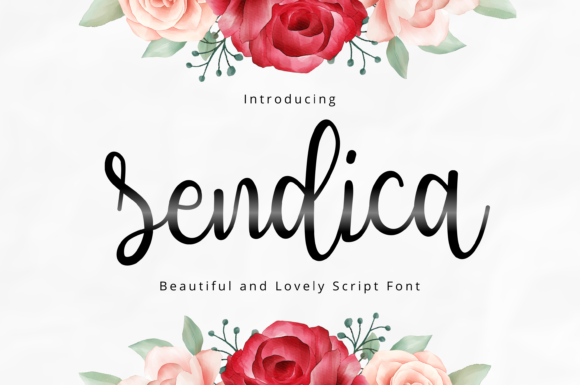 Sendica: The Script Typeface for Elegant Branding