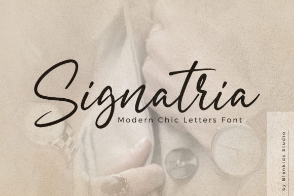 Signatria: A Handwritten Font for Authentic Branding