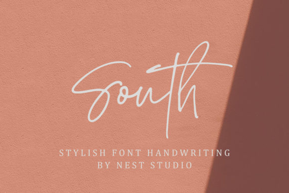 South Calligraphy Font for Handmade Brands