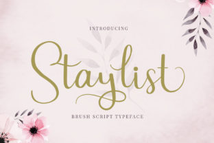Staylist: A Script Font for Charming Branding
