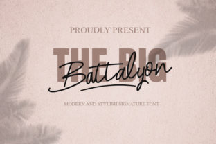 The Big Battalyon Typeface for Editorial Design