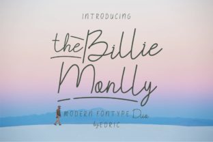 The Billie Monlly Typeface for Casual Branding