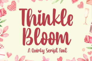 Thinkle Bloom: A Script Handwritten Font for Branding