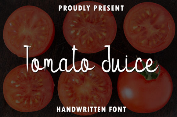 Tomato Juice: The Elegant Handwritten Font for Makers
