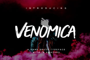 Venomica Font Review: Bold Script for Designers