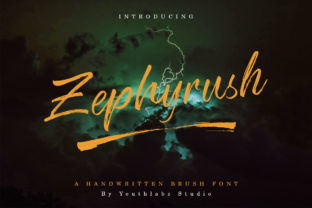 Zephyrush: A Bold Script Font for Editorial Impact